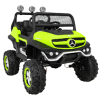 Mercedes Benz Unimog dla dzieci Zielony + Napęd 4x4 + Pilot + Bagażnik + Wolny Start + MP3 LED