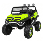 Mercedes Benz Unimog dla dzieci Zielony + Napęd 4x4 + Pilot + Bagażnik + Wolny Start + MP3 LED - obrazek 2