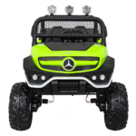 Mercedes Benz Unimog dla dzieci Zielony + Napęd 4x4 + Pilot + Bagażnik + Wolny Start + MP3 LED - obrazek 5