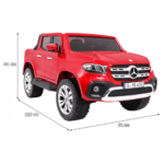 Mercedes Benz X-Class dla dzieci Lakier Czerwony + Pilot + Napęd 4x4 + MP4 + Bagażnik + EVA - obrazek 7