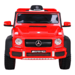 Mercedes G63 AMG Autko na akumulator Czerwony + Pilot + 6 kół EVA + Wolny Start + MP3 LED - obrazek 3