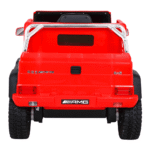 Mercedes G63 AMG Autko na akumulator Czerwony + Pilot + 6 kół EVA + Wolny Start + MP3 LED - obrazek 4