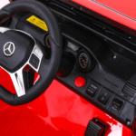 Mercedes G63 AMG Autko na akumulator Czerwony + Pilot + 6 kół EVA + Wolny Start + MP3 LED - obrazek 8