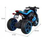 Motor Future na akumulator dla dzieci Niebieski + Panel audio + Wolny Start + Koła EVA - obrazek 12