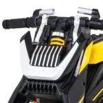 Motor Future na akumulator dla dzieci Żółty + Panel audio + Wolny Start + Koła EVA - obrazek 11
