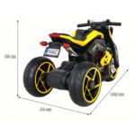 Motor Future na akumulator dla dzieci Żółty + Panel audio + Wolny Start + Koła EVA - obrazek 12