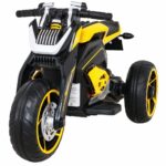 Motor Future na akumulator dla dzieci Żółty + Panel audio + Wolny Start + Koła EVA - obrazek 6