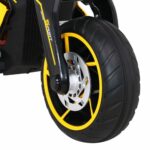 Motor Future na akumulator dla dzieci Żółty + Panel audio + Wolny Start + Koła EVA - obrazek 9