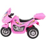 Motorek Trójkołowy BJX-088 elektryczny dla najmłodszych Różowy + Dźwięki + Światła - obrazek 7