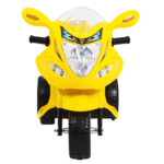 Motorek Trójkołowy BJX-088 elektryczny dla najmłodszych Żółty + Dźwięki + Światła - obrazek 5