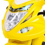 Motorek Trójkołowy BJX-088 elektryczny dla najmłodszych Żółty + Dźwięki + Światła - obrazek 8