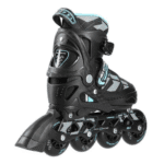 Na11002 Czarno/Niebieskie Rozm. M (35-38) Łyżworolki Nils Extreme - obrazek 3