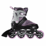 Na11008 Szaro-Fioletowy Rozm. M (35-38) Łyżworolki Nils Extreme