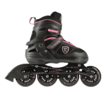 Na19088 Czarno-Różowy Rozm. S (31-34) Łyżworolki Nils Extreme