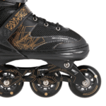 Nh18192 4W1 Czarno-Złoty Rozm.S(29-33) Łyżworolki Z Wym. Pł. Hokejową Nils Extreme - obrazek 6