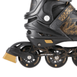 Nh18192 4W1 Czarno-Złoty Rozm.S(29-33) Łyżworolki Z Wym. Pł. Hokejową Nils Extreme - obrazek 7