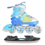 Nh18192 4W1 Niebieski Rozm.L(39-43) Łyżworolki Z Wym. Pł. Hokejową Nils Extreme - obrazek 5