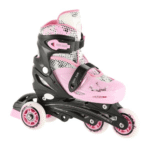 Nh18331 Różowy 4W1 Rozm. M (35-38) Łyżworolki Z Wym. Płozą Hokejową Nils Extreme - obrazek 4