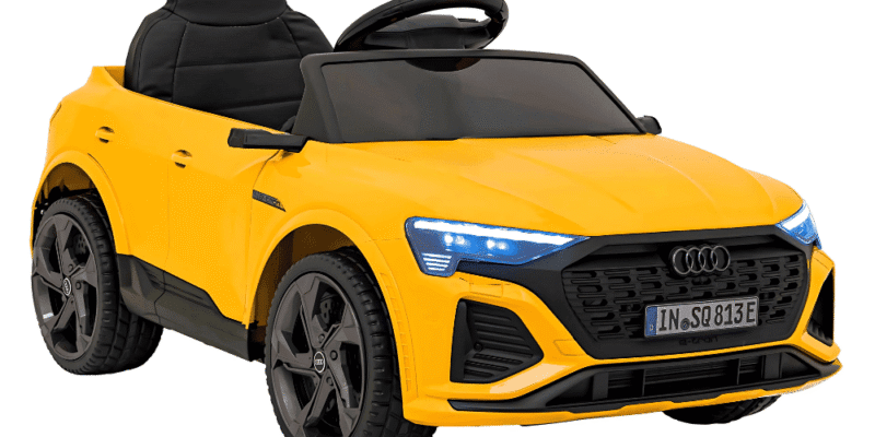 pojazd audi sq8 zolty