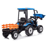 pojazd mega traktor d68 z przyczepka niebieski - zdjecie produktu 4