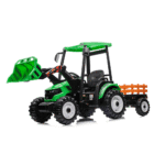 pojazd mega traktor d68 z przyczepka zielony - zdjecie produktu 11