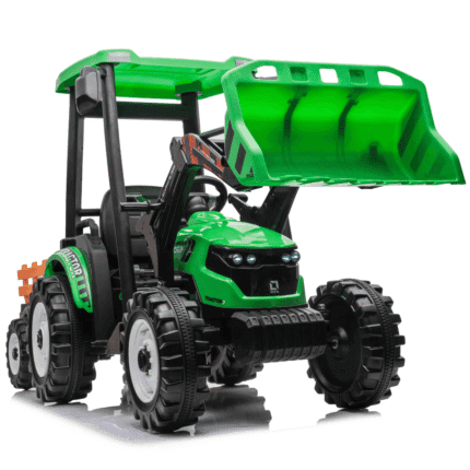 pojazd mega traktor d68 z przyczepka zielony