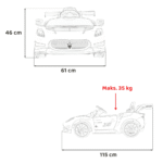 Pojazd Maserati MC20 GT2 Biały - obrazek 14