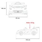 Pojazd Maserati MC20 GT2 Żółty - obrazek 14