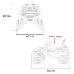 Pojazd OFF ROAD 4x4 SPORT Czerwony - obrazek 14