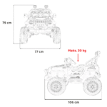 Pojazd OFF ROAD Speed Biały - obrazek 14