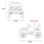 Pojazd Off Road MOUNTAIN Zielony - obrazek 14