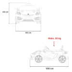 Pojazd Porsche Spyder RS 718 Czerwony MP4 - obrazek 14
