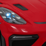 Pojazd Porsche Spyder RS 718 Lakier Czerwony - obrazek 11