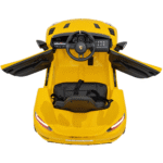 Pojazd Porsche Spyder RS 718 Lakier Żółty - obrazek 8