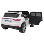 Porsche Cayenne S na akumulator dla dzieci Lakier Biały + Pilot + Wolny START + EVA + Audio LED - obrazek 4
