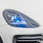 Porsche Cayenne S na akumulator dla dzieci Lakier Biały + Pilot + Wolny START + EVA + Audio LED - obrazek 9