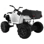 Quad XL ATV na akumulator dla dzieci Biały + Napęd 4x4 + Bagażnik + Wolny Start + EVA + Audio LED - obrazek 3