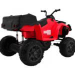 Quad XL ATV na akumulator dla dzieci Czerwony + Napęd 4x4 + Bagażnik + Wolny Start + EVA + Audio LED - obrazek 4