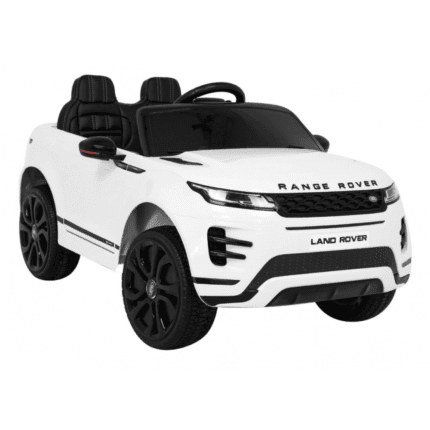 range rover evoque na akumulator dla dzieci bialy pilot wolny start mp3 led