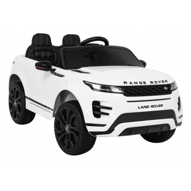 range rover evoque na akumulator dla dzieci bialy pilot wolny start mp3 led