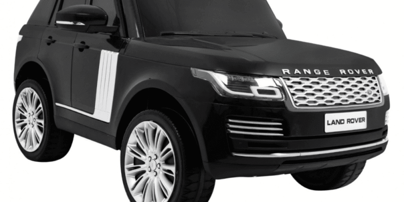 range rover hse 2 osobowe autko dla dzieci czarny pilot panel audio led