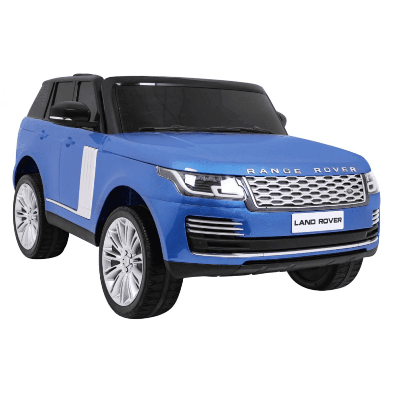range rover hse lakierowane autko dla 2 dzieci niebieski pilot panel audio led
