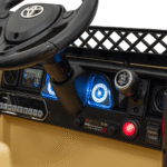 Toyota FJ Cruiser dla dzieci Beżowy + Pilot + Napęd 4x4 + Audio LED + EVA + Wolny Start - obrazek 11