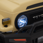 Toyota FJ Cruiser dla dzieci Beżowy + Pilot + Napęd 4x4 + Audio LED + EVA + Wolny Start - obrazek 6