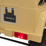 Toyota FJ Cruiser dla dzieci Beżowy + Pilot + Napęd 4x4 + Audio LED + EVA + Wolny Start - obrazek 7