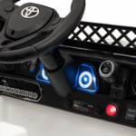 Toyota FJ Cruiser dla dzieci Biały + Pilot + Napęd 4x4 + Audio LED + EVA + Wolny Start - obrazek 10
