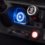 Toyota FJ Cruiser dla dzieci Czarny Liście + Pilot + Napęd 4x4 + Audio LED + EVA + Wolny Start - obrazek 10