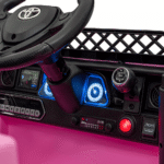 Toyota FJ Cruiser dla dzieci Różowy + Pilot + Napęd 4x4 + Audio LED + EVA + Wolny Start - obrazek 10