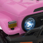 Toyota FJ Cruiser dla dzieci Różowy + Pilot + Napęd 4x4 + Audio LED + EVA + Wolny Start - obrazek 11