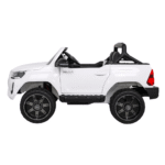 Toyota Hilux na akumulator dla dzieci Biały + Napęd 4x4 + Pilot + 2 bagażniki + Radio MP3 + LED - obrazek 5